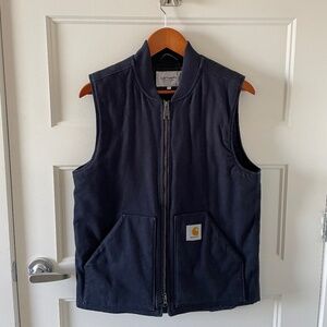 Carhartt Classic Dearborn Canvas Vest Navy Small - excellent condition